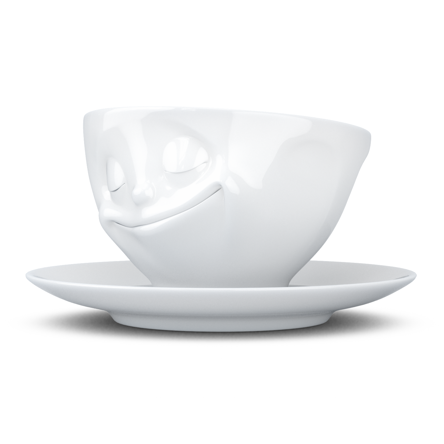 Šťastný šálek a podšálek na kávu, cappuccino, čaj 200 ml, 58products