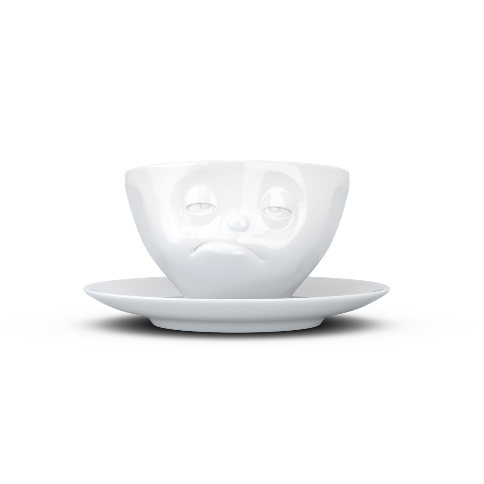 Podřimující šálek a podšálek na kávu, cappuccino, čaj 200 ml, 58products