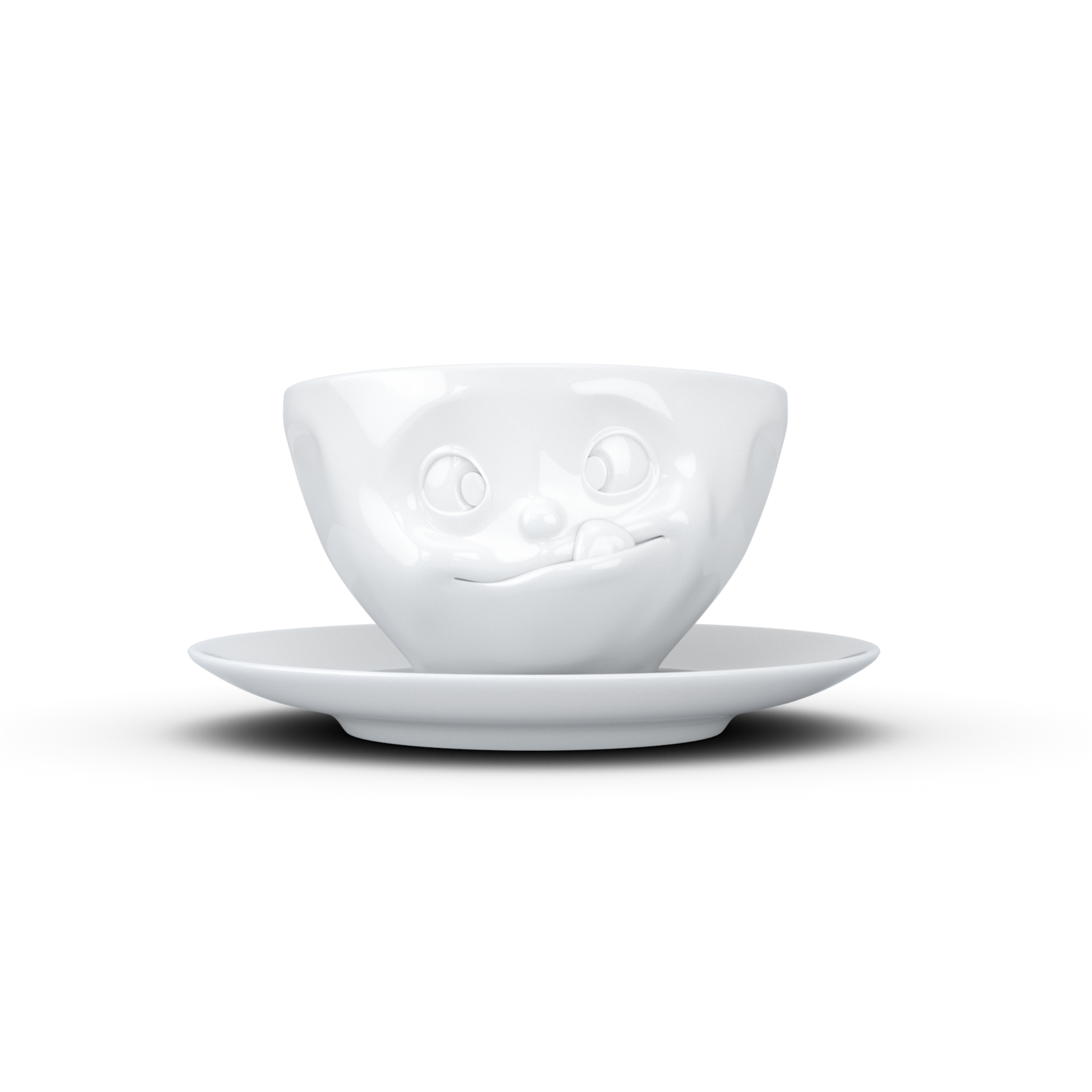 Mlsný šálek a podšálek na kávu, cappuccino, čaj 200 ml, 58products