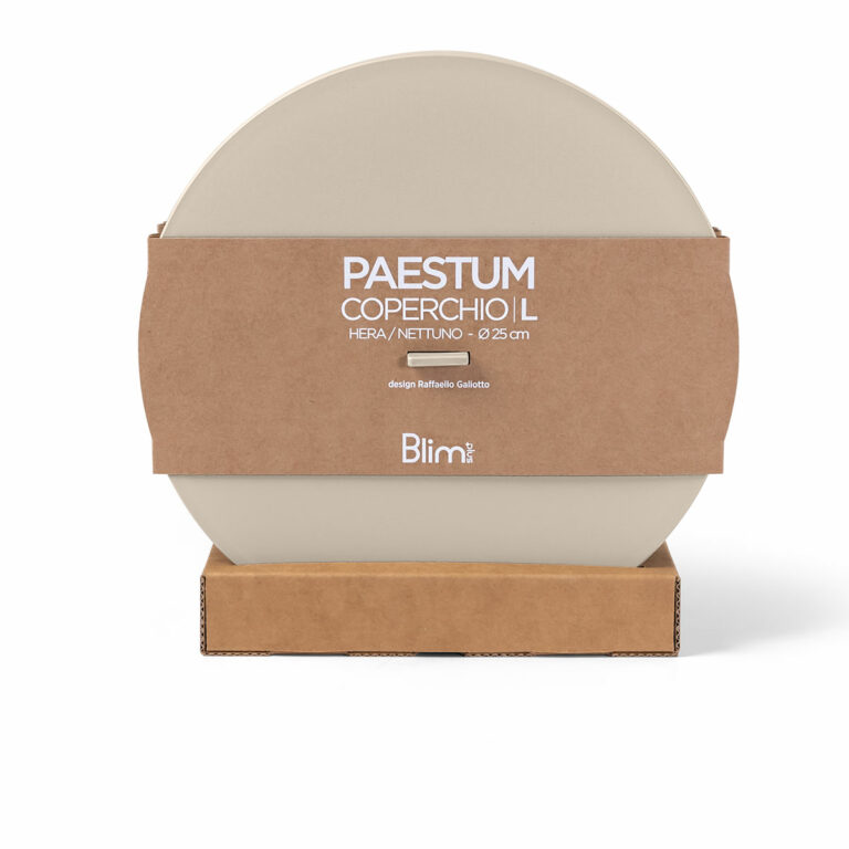 Víko na mísu 25 cm hnědošedé Paestum Blim+