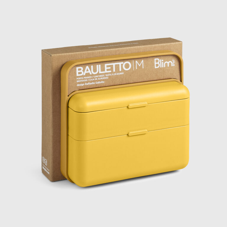 Box na obědy 2 patra BAULETTO žlutý Blim+
