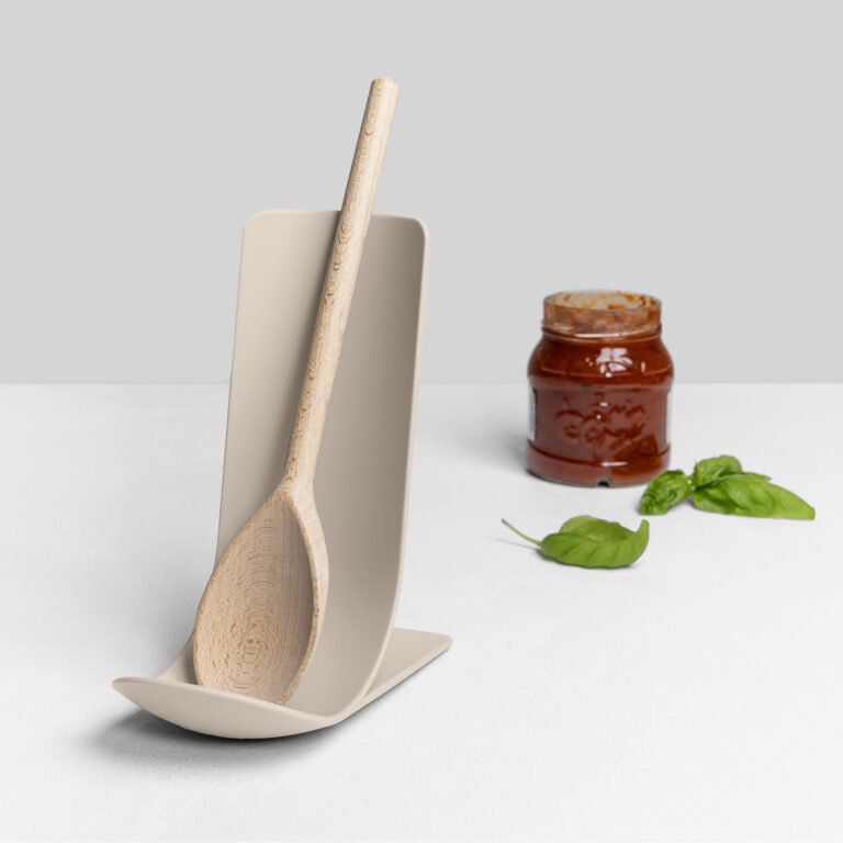 Odkladač na vařečky Stand hnědošedý Blim+