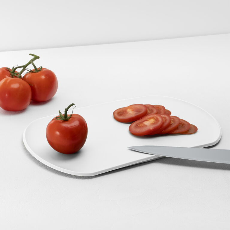 Prkénko s okrajem a protiskluzem 35cm Skateboard bílé Blim+