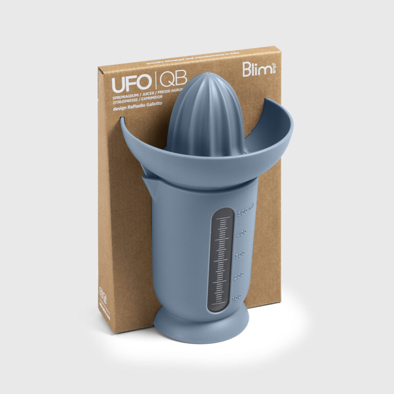 Lis na citrusy s odměrkou 0,5l UFO modrý Blim+