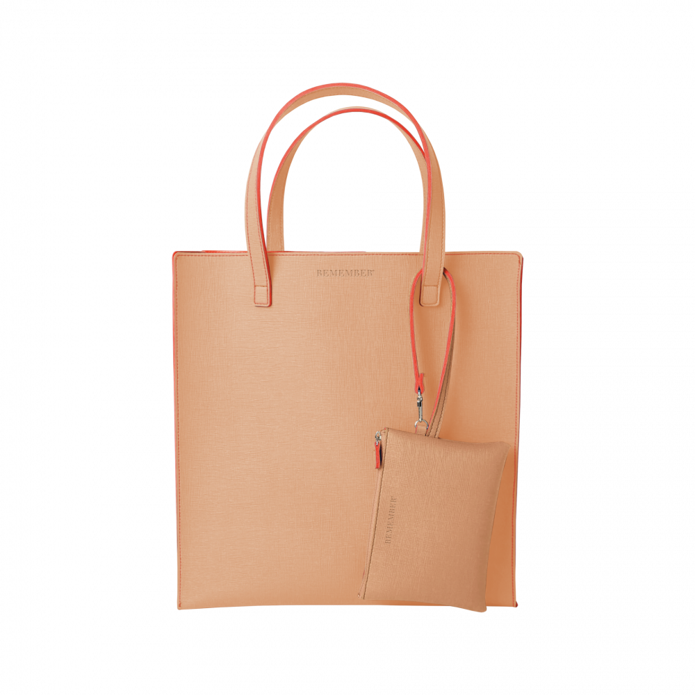 Kabelka / taška s pouzdrem Terracotta oranžová REMEMBER