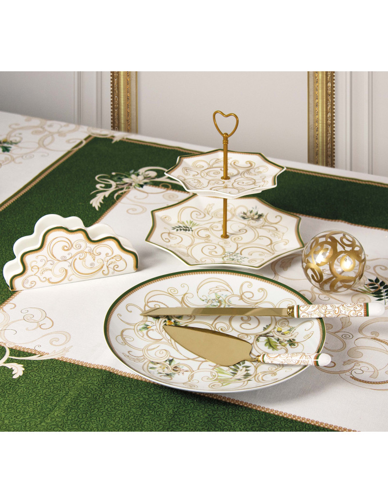 Servírovací talíř 30 cm Filo D´Oro BRANDANI