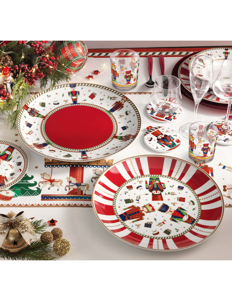 Porcelánový servírovací talíř 30 cm Lo Schiaccianoci II. BRANDANI