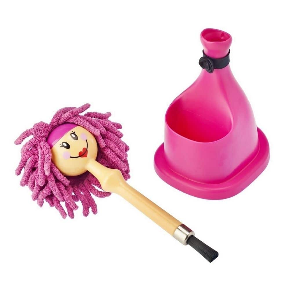 Kancelářský stojan, držák s prachovkou a kartáčkem na PC DOLLS VIGAR