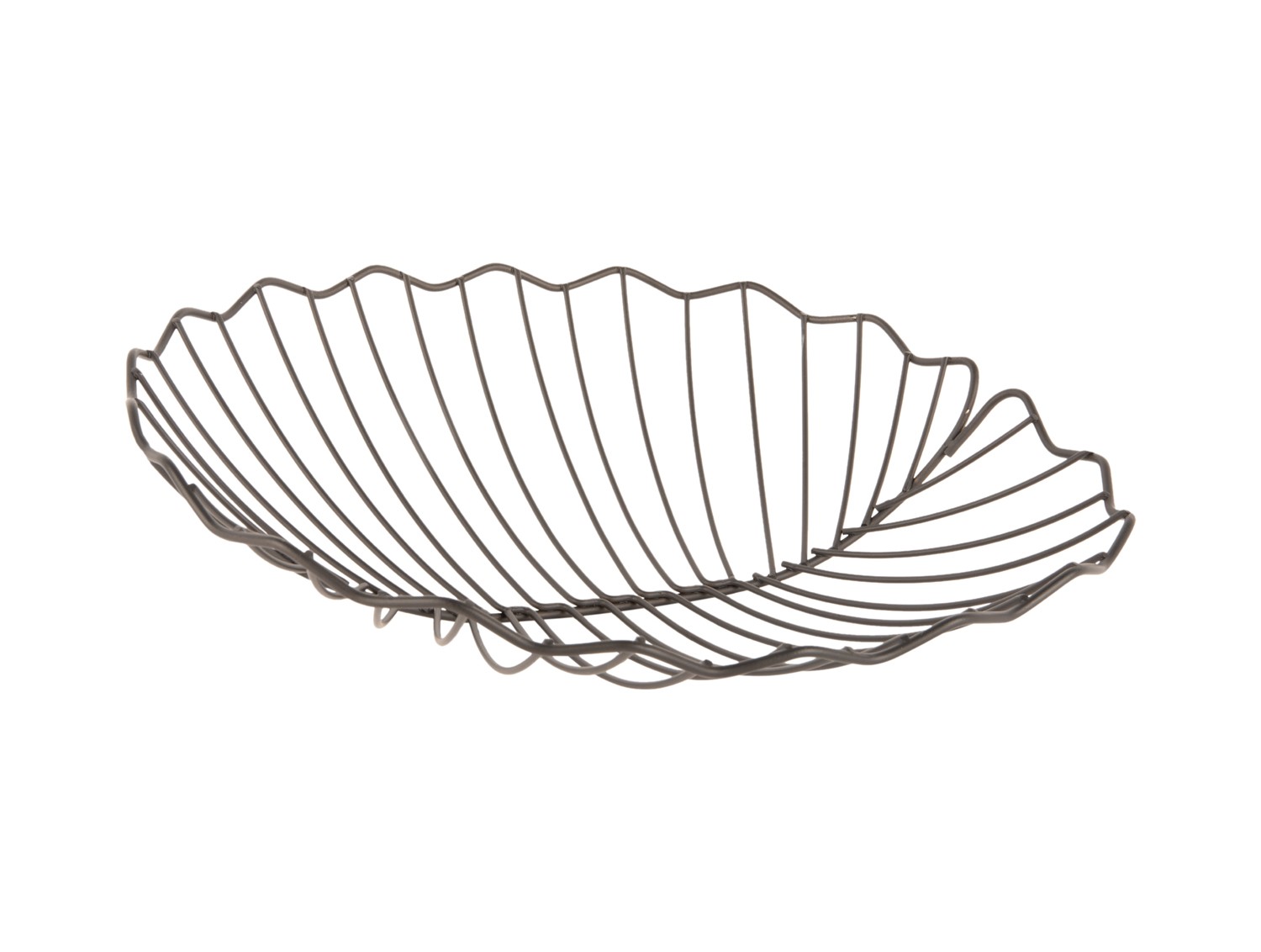 Koš na ovoce Leaf 36cm černý Present Time