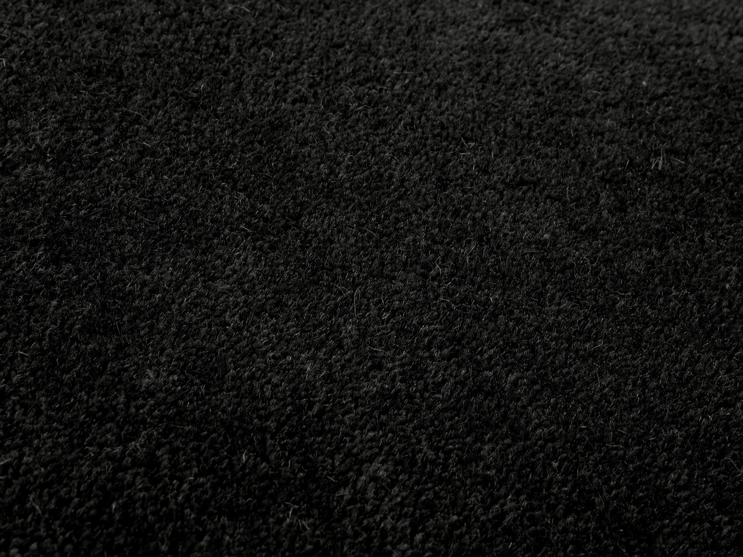 Koberec Organic I. 145cm Kulatý střední černý Leitmotiv