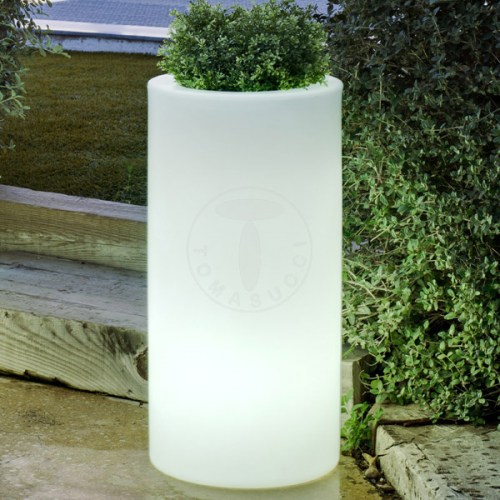 Stojací lampa/váza / květináč pro venkovní i vnitřní použití STEM 70 TOMASUCCI