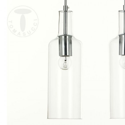 Lustr 3 světla ve tvaru lahví BOTTLES TOMASUCCI