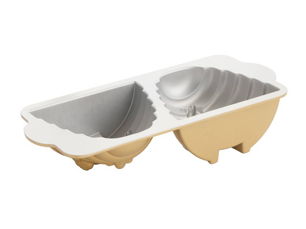 Forma na bábovku Včelí úl 3D zlatá Nordic Ware