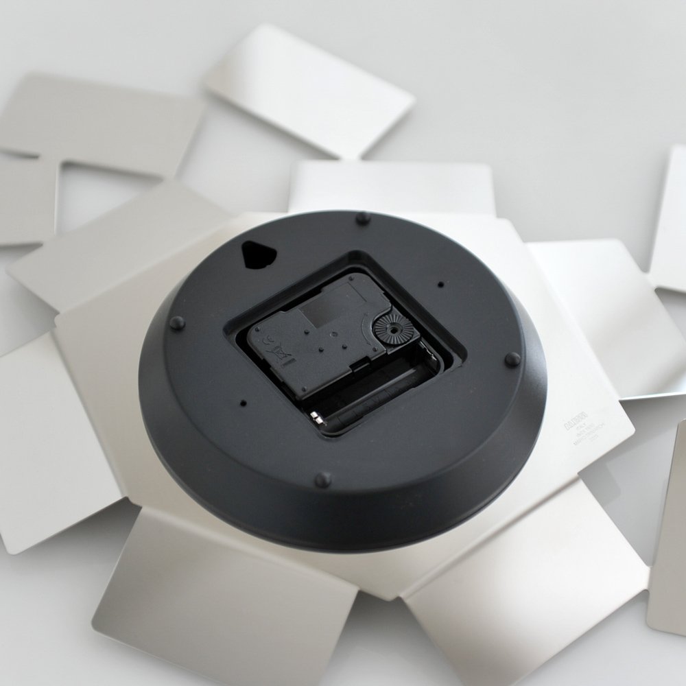 Hodiny La Stanza dello Scirocco 46cm nerez,Mario Trimarchi  Alessi