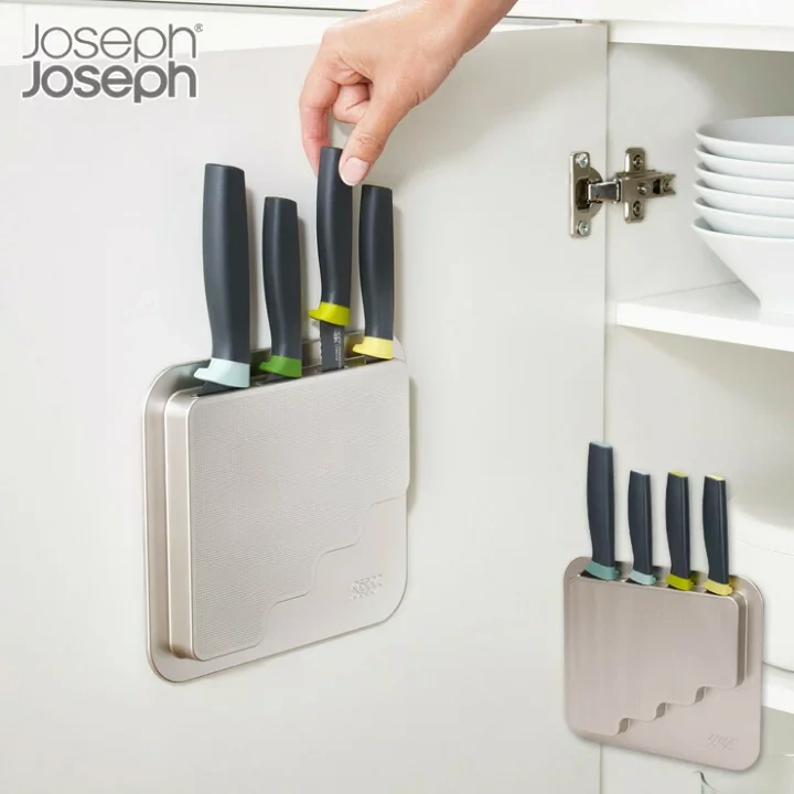 Sada kuchyňských nožů se samolepícím blokem DoorStore JOSEPH JOSEPH