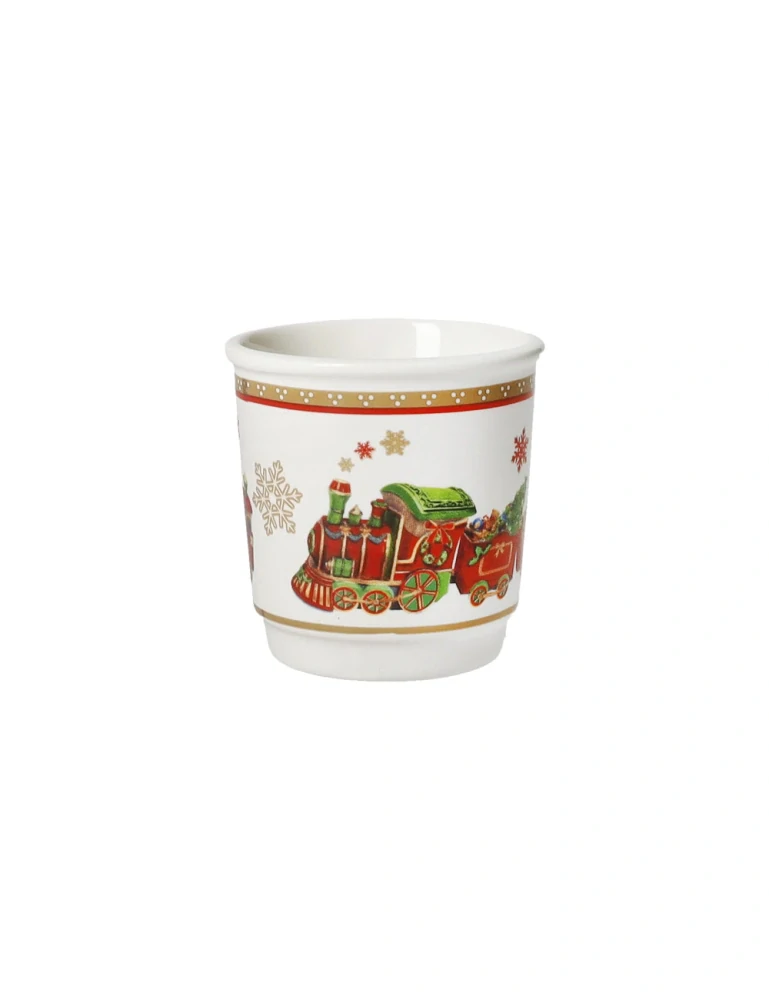 Porcelánová sada hrnků 4ks na kávu CHRISTMAS BRANDANI