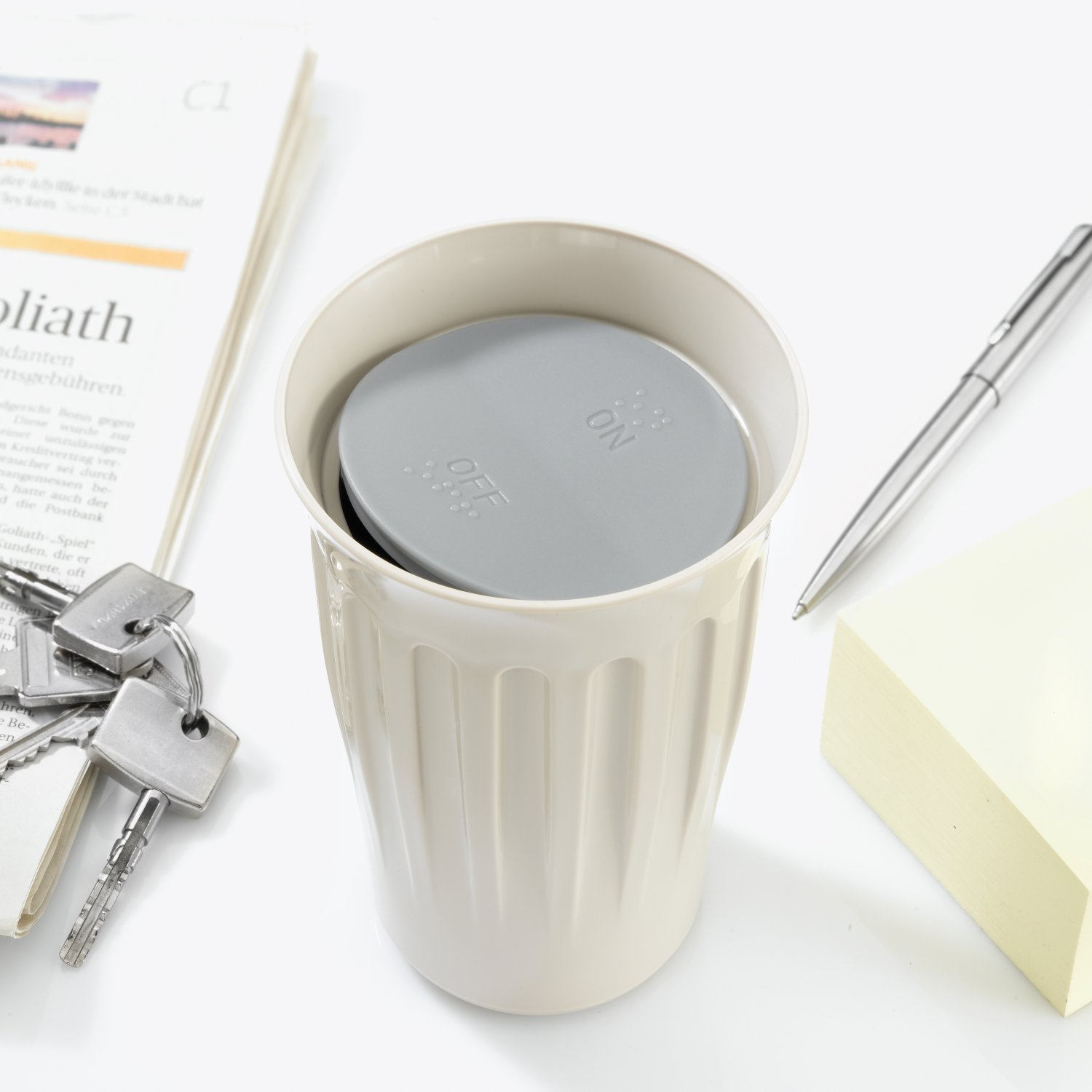 CLICK hrnek na kávu s sebou 0,35 l KOZIOL