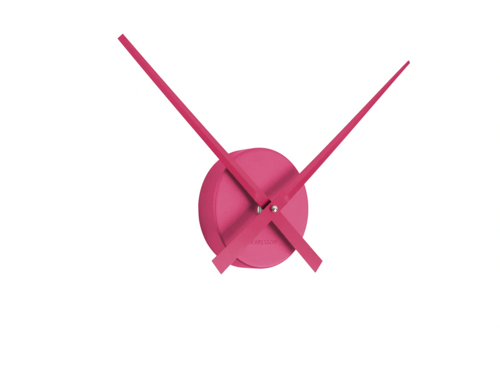 Nástěnné hodiny Little Big Time Mini růžové 41cm Karlsson