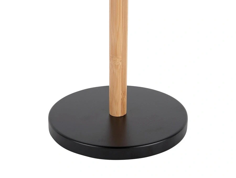 Zásobník na toaletní papír Bamboo Accent Deluxe černý/bambus Present Time