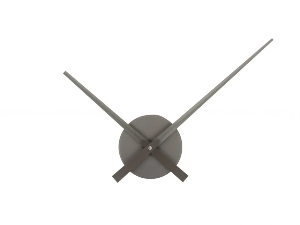 Nástěnné hodiny Little Big Time Mini tmavě šedá metalická 41cm Karlsson