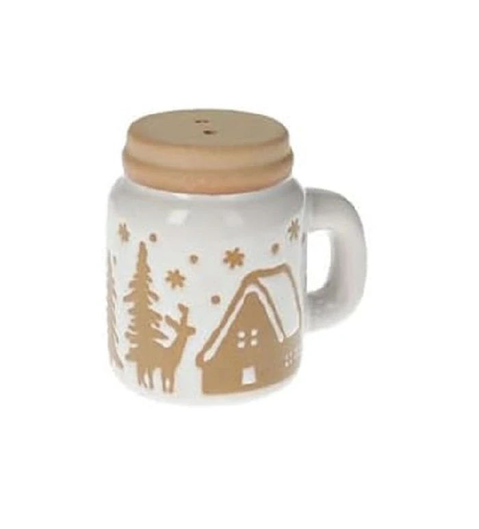 Solnička a pepřenka s vánočním motivem Santa Calus a Chaloupka GingerBread BRANDANI