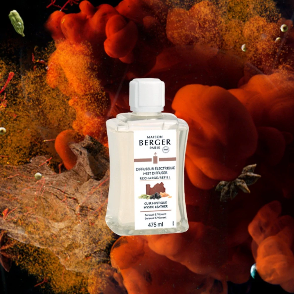 El. difuzér Evanescence včetně vůně Cuir Mystique Mystic Leather 475 ml Maison Berger Paris
