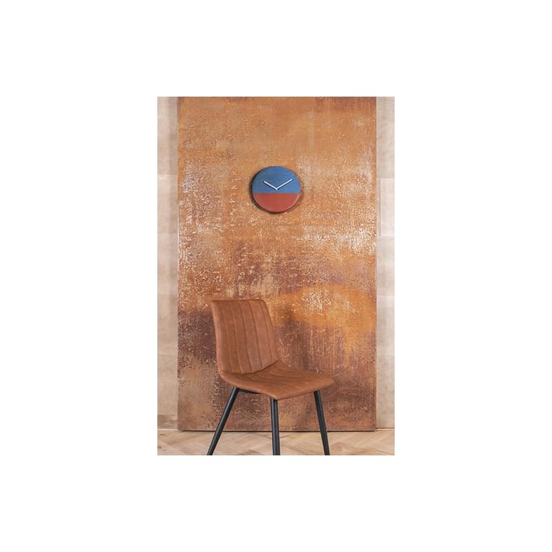 Nástěnné hodiny Leather & Jeans 30 cm Karlsson