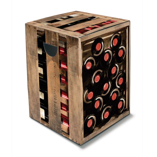 Sedák, stolička, taburet, odkládací stolek..Edelzwicker bedna vína REMEMBER