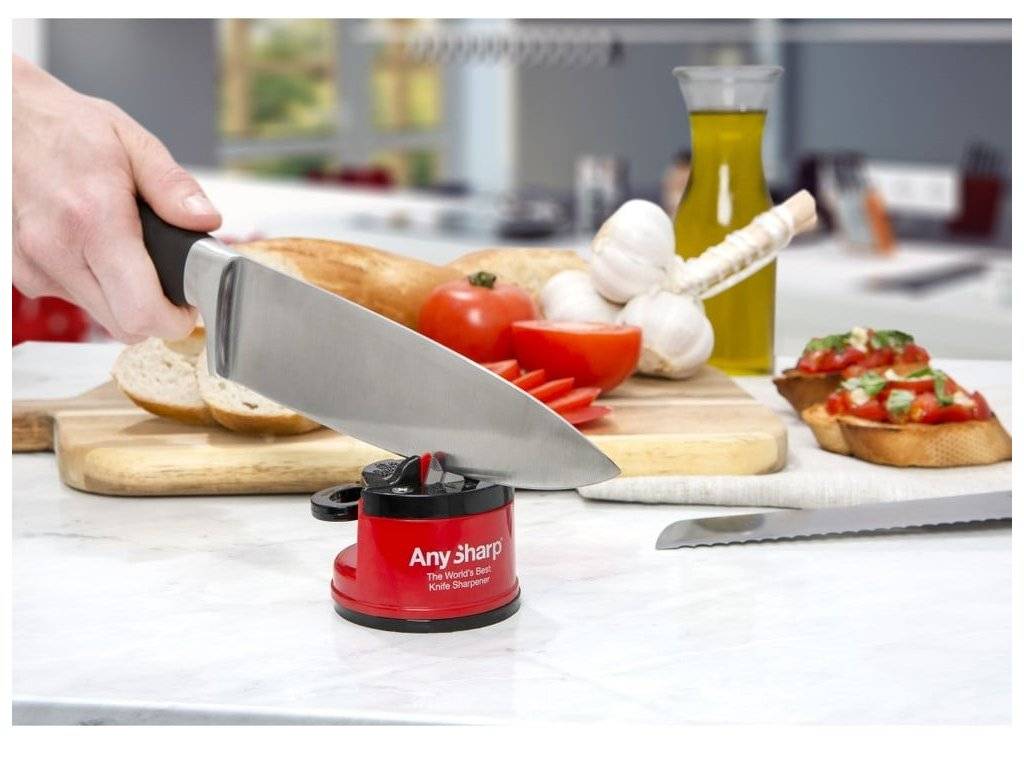 Brousek na nože červený PREMIUM AnySharp