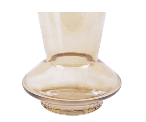 Skleněná váza Glow 17,5 cm S, pískově hnědá Present Time