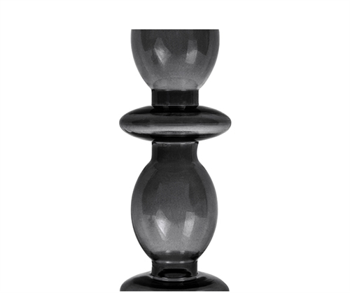 Skleněný svícen Bubbles Handmade 18 cm M Present Time