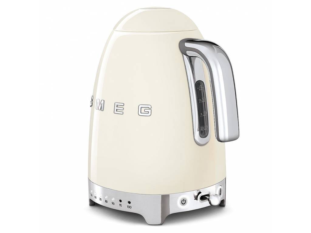 Rychlovarná konvice Smeg 50´s Retro Style s regulací teploty, krémová