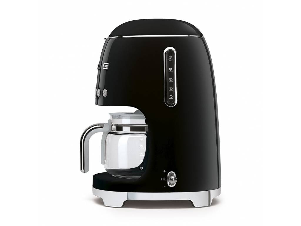 Kávovar na filtrovanou kávu 1,4l Smeg 50´s Retro Style, černý