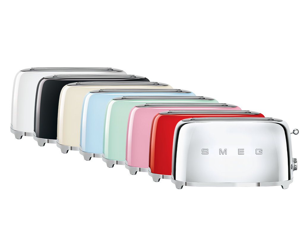Toustovač / topinkovač P2x2 Smeg 50's Retro Style. červený 1500W