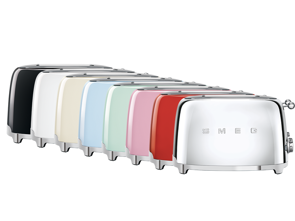 Toustovač / topinkovač P4 Smeg 50's Retro Style. černý 2000W