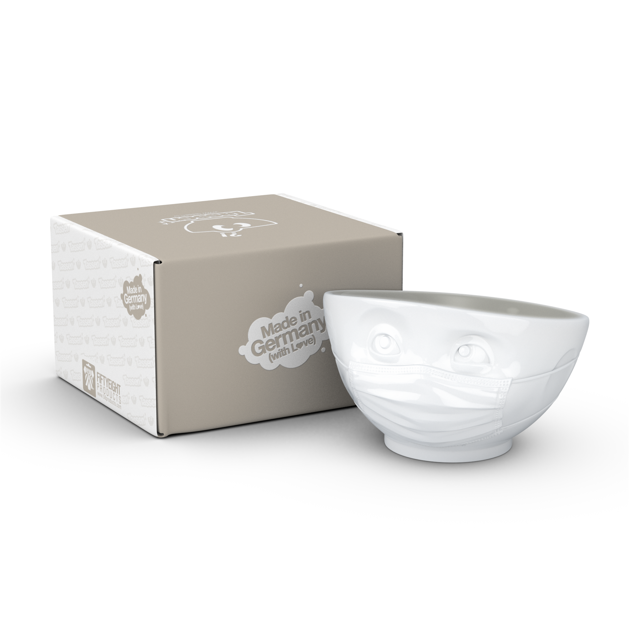 Nadějný s rouškou miska na snídani, müsli, polévku... 500 ml, 58products