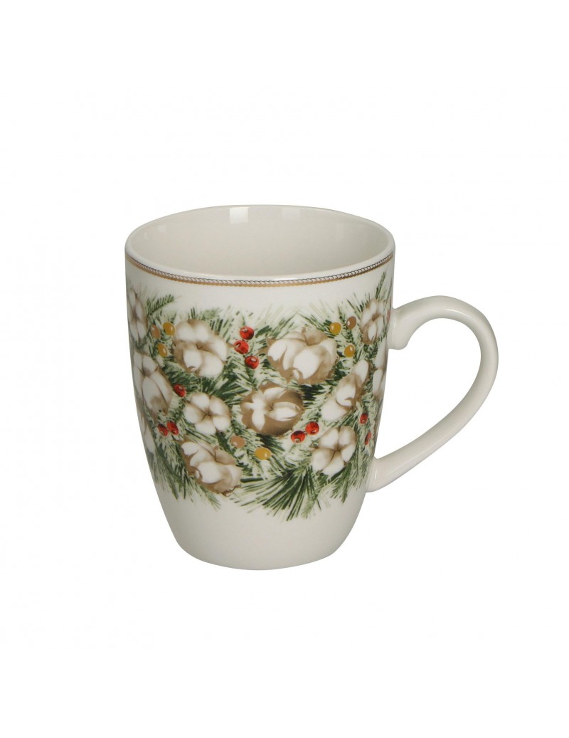Sada 2 porcelánových hrnků 350 ml Batuffoli BRANDANI