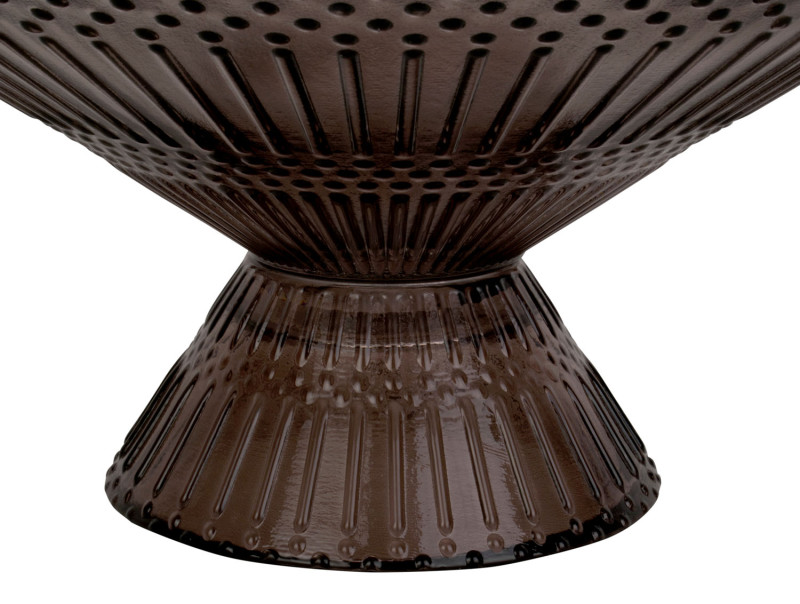 Mísa Prance sklo velká 35cm čokoládově hnědé Present Time