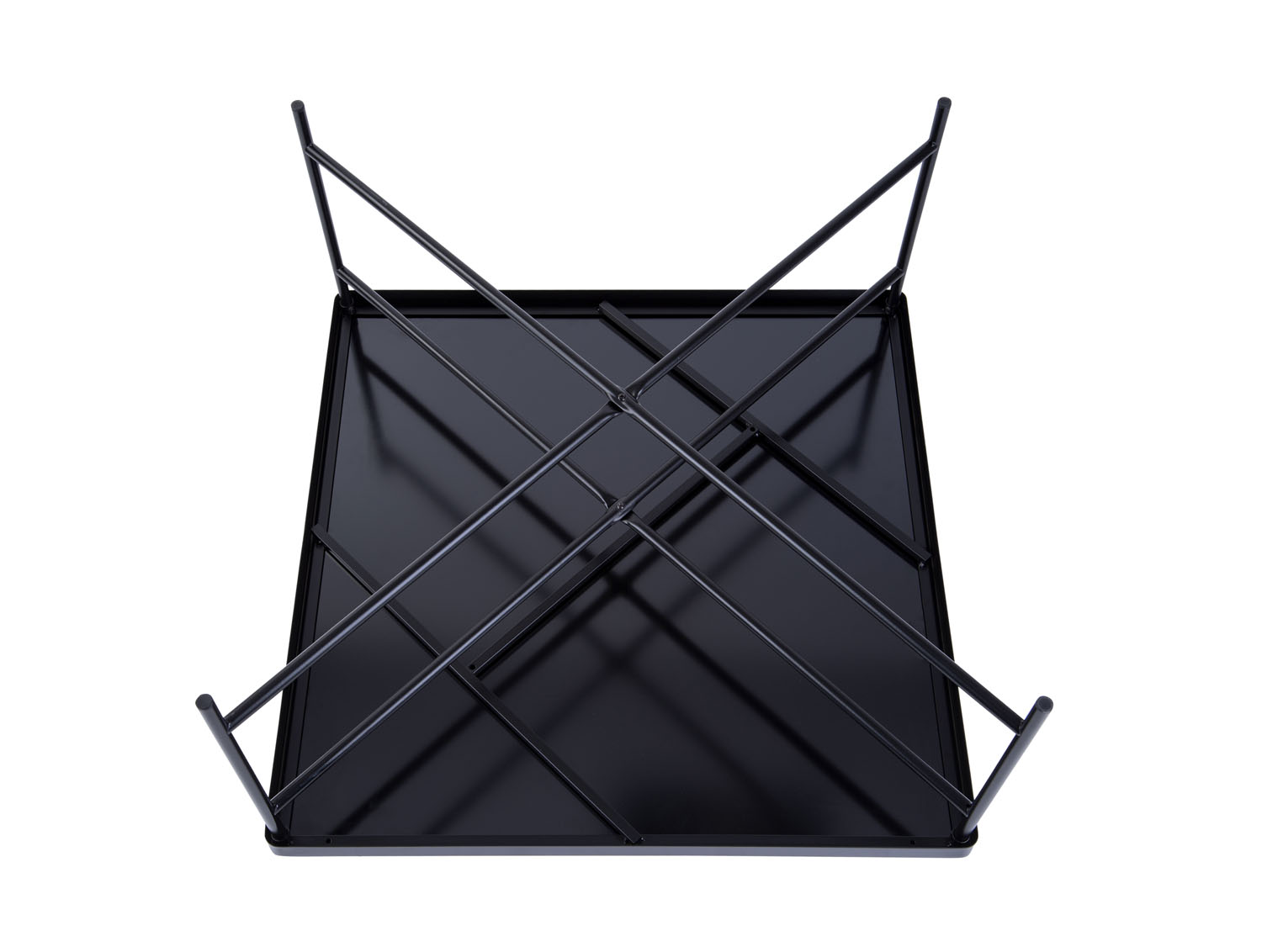 Konferenční skleněný stolek Smooth Square L 80x80cm Leitmotiv