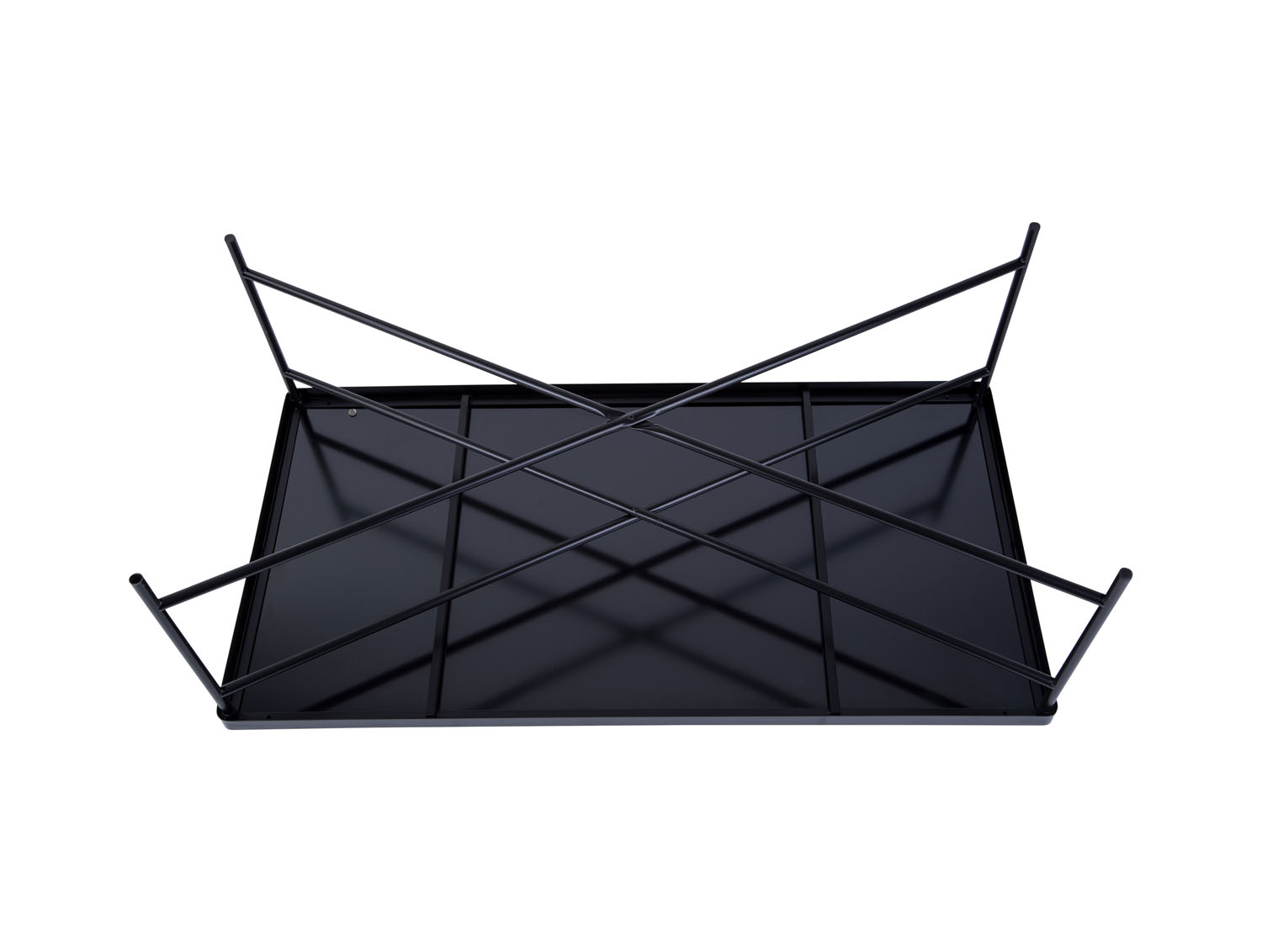 Konferenční obdélníkový skleněný stolek Smooth Square 120x60 cm Leitmotiv