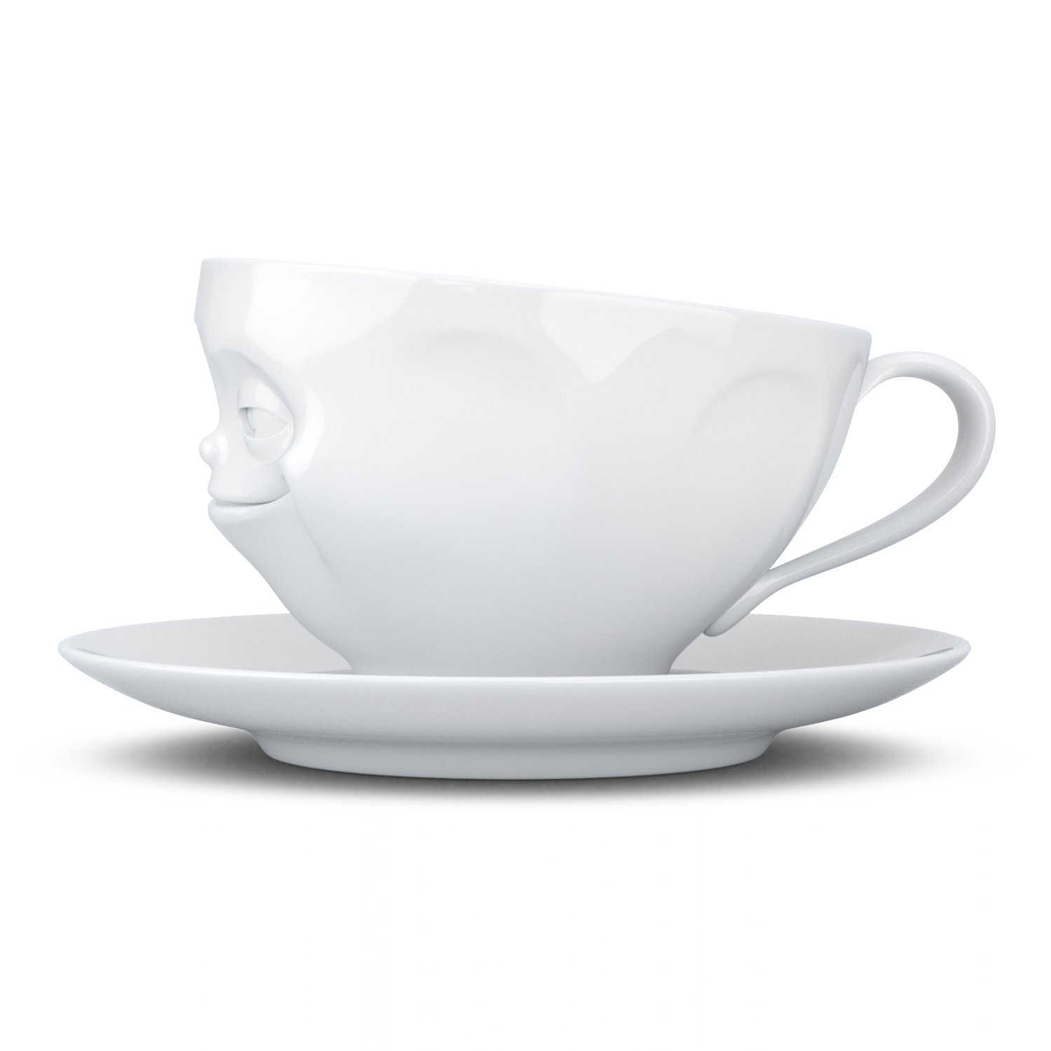 Smějící se šálek a podšálek na kávu, cappuccino, čaj 200 ml, 58products