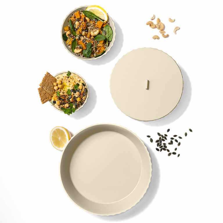 Víko na mísu 25 cm krémové Paestum Blim+