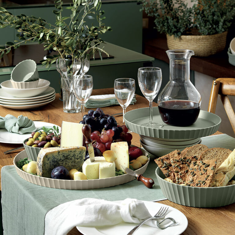 Tác kulatý 40 cm bílý Atena Blim+