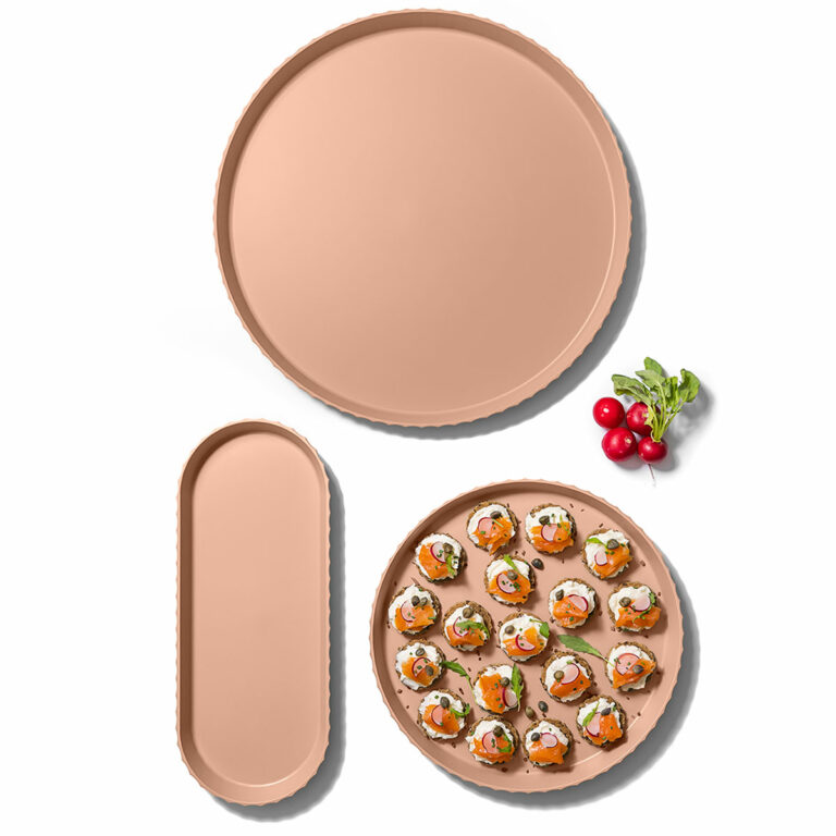 Tác kulatý 40 cm růžový Atena Blim+