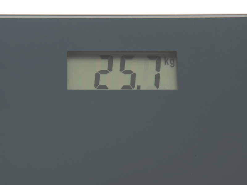 Digitální váha Libra sklo tmavě modrá Present Time