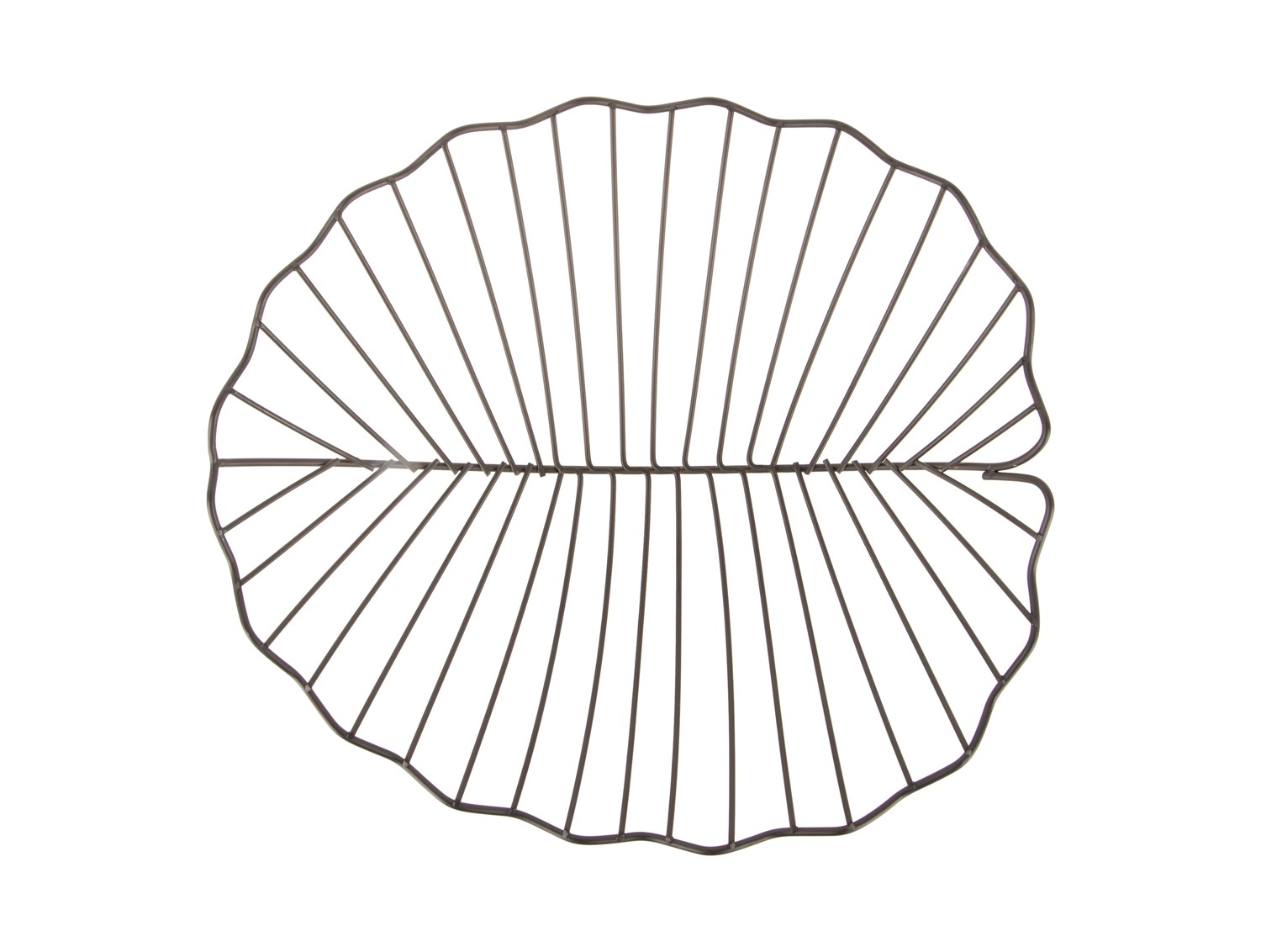 Koš na ovoce Leaf 36cm černý Present Time