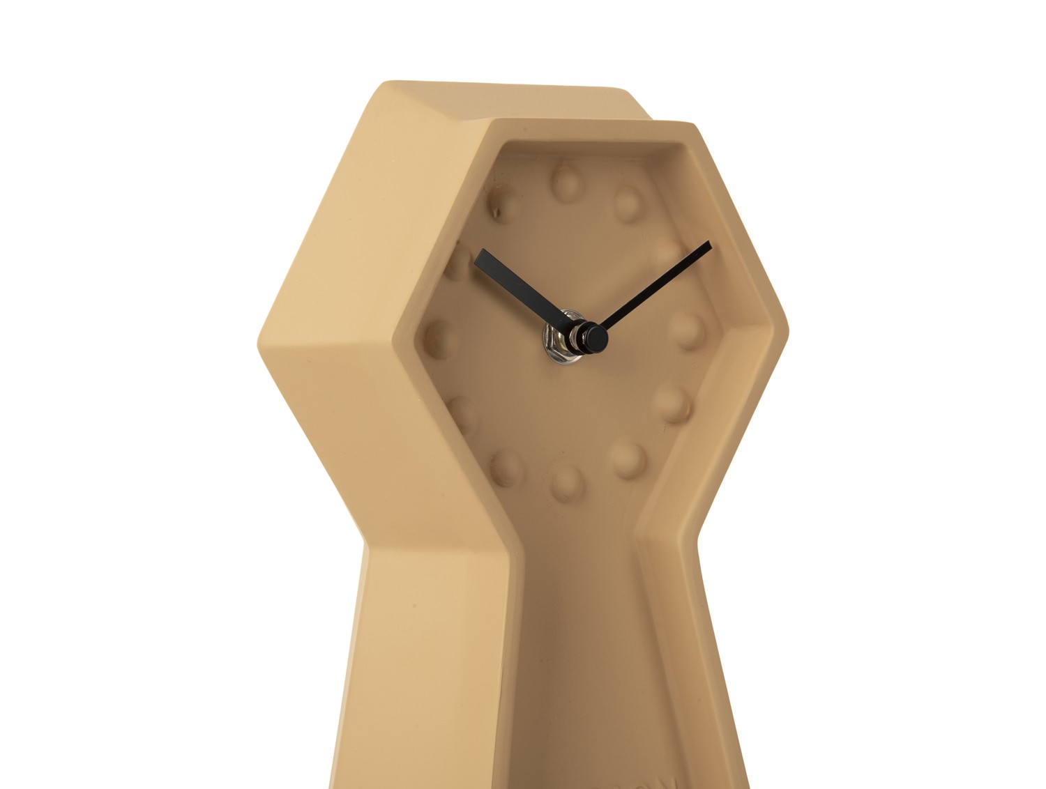 Stolní hodiny s originálním kyvadleml 34 cm latté hnědá Karlsson
