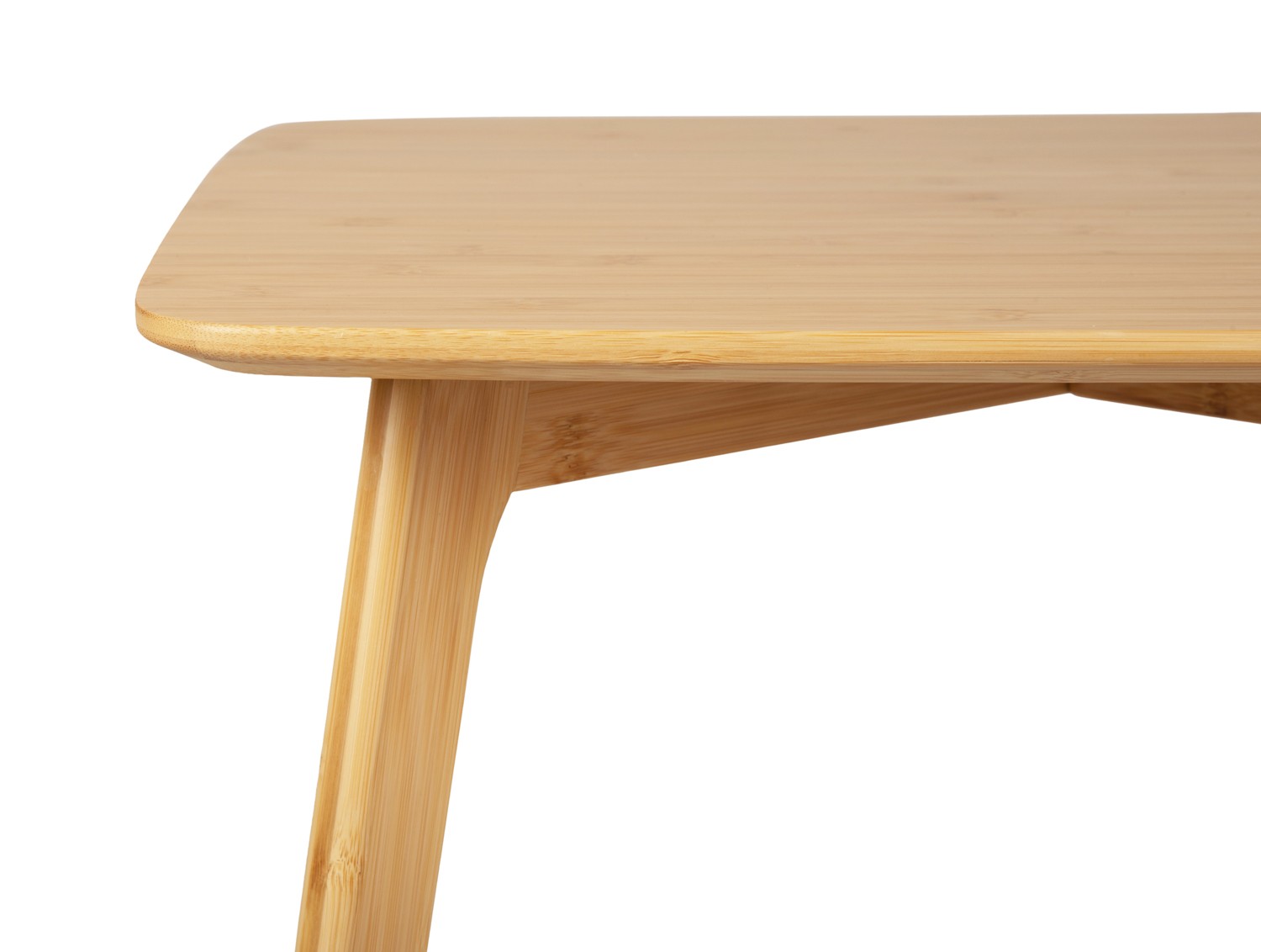 Konferenční stolek Bamboo světlé dřevo 50x50cm Leitmotiv