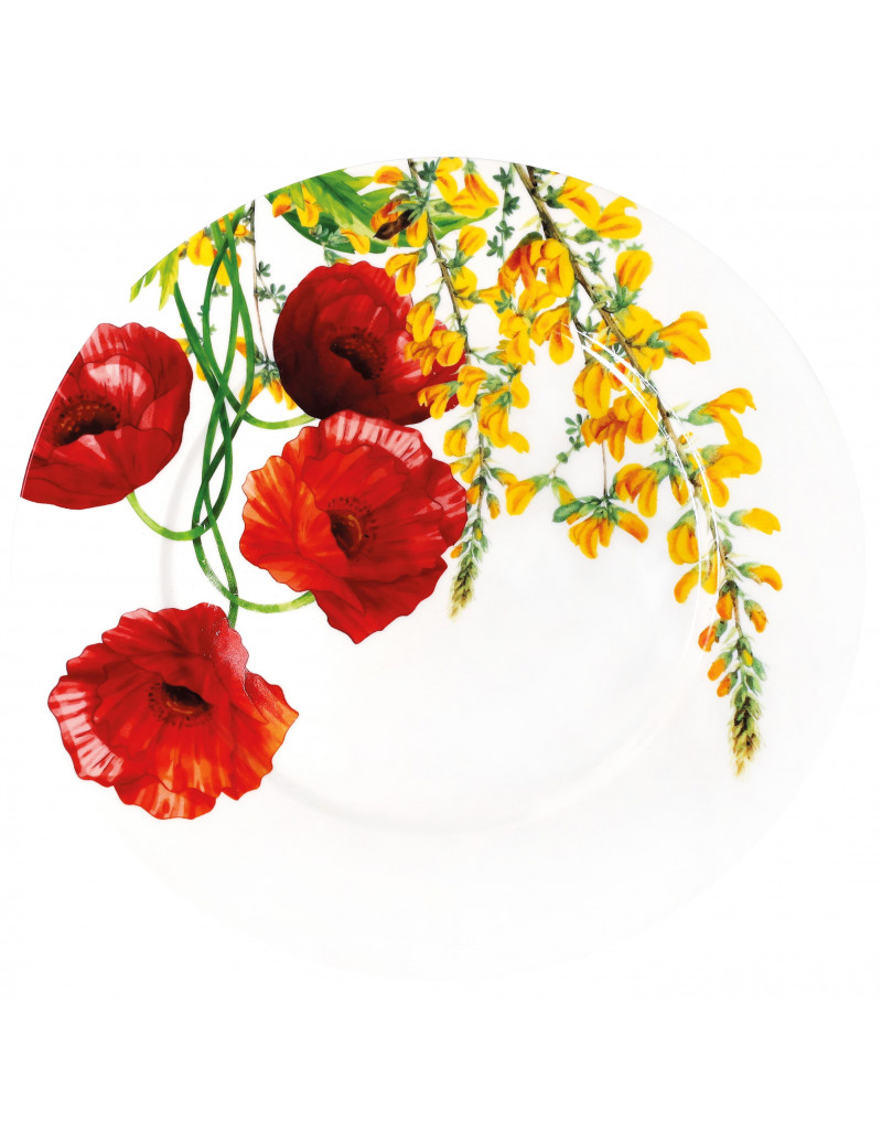 Jídelní 18-ti dílná sada talířů Fiori BRANDANI