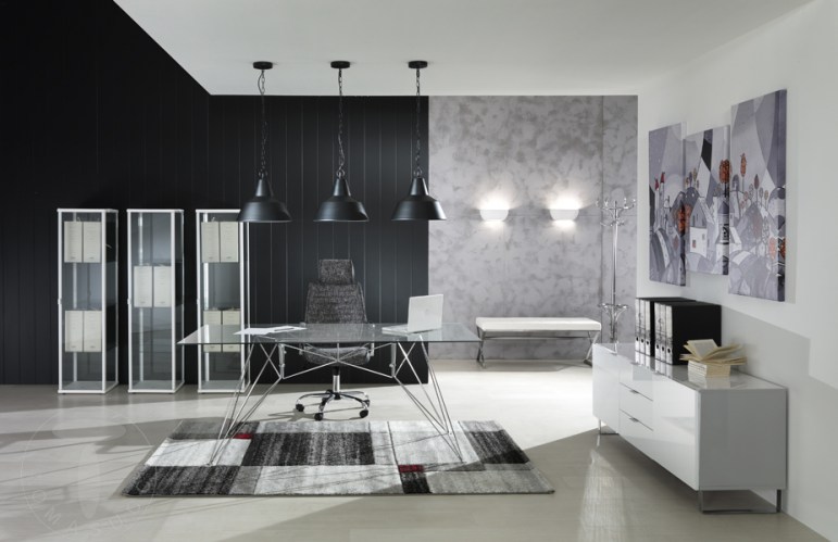 Skleněný jídelní stůl SPILLO 180cm TOMASUCCI